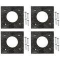 BestNest Coveside Slate Hole Protectors, 1.5" Dia. Hole, Pack of 4