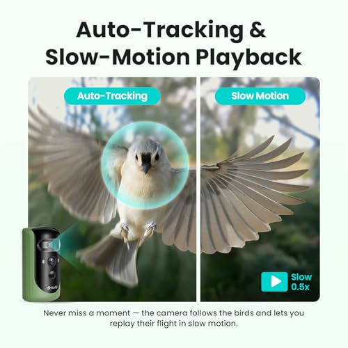 2 Smart Bird Feeder with Camera, Dual-Lens (2K+1080P) Camera for Live Streaming & Close-Up Photos, AI Identifies Bird Species, Solar-Powered Backyard Birdwatching Gift