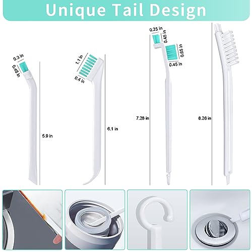 Small Cleaning Brushes Set, 4 pcs Crevice Household Cleaning Tool for Window Track Groove Sliding Door Bottle Gaps Humidifier Baseboard, Tiny Detail Scrub Cleaner Tool Gadget Kitchen Bathroom Set - size: B-4pcs