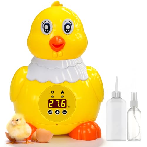 Egg incubators for hatching eggs, Small Incubator with Adjustable Temperature, Airflow & Clear Window, 6 Eggs Hatcher for Chicken Duck Quail Pigeon, Perfect for Home Classroom Kids