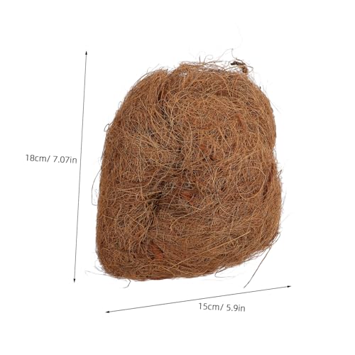 100g Coconut Fiber Nesting Pads for Small Animals Birds Natural Absorbent Bedding Material for Comfortable Nesting Hiding Coconut Fiber for Cozy Dry Environments