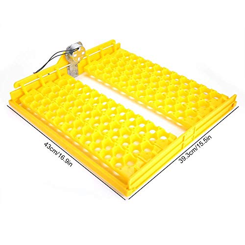 Yosoo 132 pcs Egg Incubator Tray and Automatic Egg Turning Tray for 110V Automatic Egg Incubators Incubation Accessory