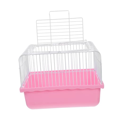 GALPADA Lightweight Portable Bird Carrier Cage Transparent Window for Travel and Home Use for Parakeets Lovebirds and Small Birds Versatile Design for Easy Observation and Transport