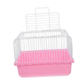 GALPADA Lightweight Portable Bird Carrier Cage Transparent Window for Travel and Home Use for Parakeets Lovebirds and Small Birds Versatile Design for Easy Observation and Transport