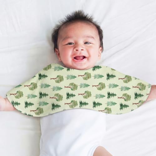 SmoothNovelty 5 Pack Woodland Animal Baby Burp Cloths Soft Absorbent Burping Rags for Newborns 19"x9" Spit up Cloths for Boy Girl Newborn Baby Shower Registry Gifts Set Nursery Decor - style: Woodland Animal