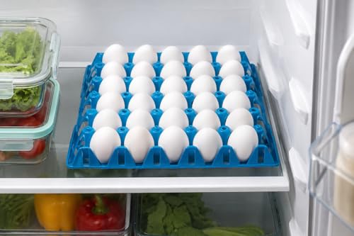 Reusable Egg Tray Plastic Egg Crates Holds 30 Egg Flats for Home Chicken Farmers, Stackable Egg Cartons are Great for Storing, Sorting, and Shipping Eggs (Color May Vary) (20 Pack) - size: 20 Pack