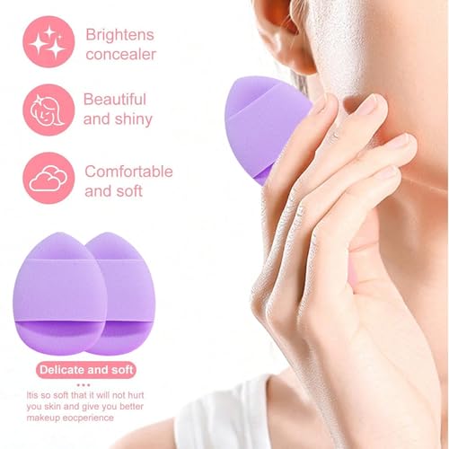 40 PCS Professional Makeup Brush Tools Set, Cosmetic Brush Sponge, Puff, Headband, Brush Cleaning Bow Set, Facial Makeup, Cleaning Accessories, Makeup Products, Valentine Day Item (Purple-40PCS) - color: Purple-40PCS