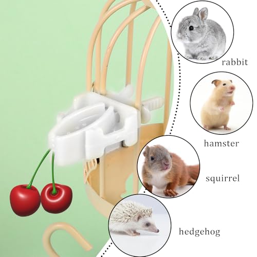 12 Pieces Bird Cage Food Holder, Millet Holder for Birds Cages Small Animal Fruit Vegetable Stick for Budgie Parakeet Macaw Cockatiel Conure Cockatoo Macaw