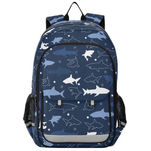 Kids Backpack Elementary Middle School Bags for Boys Girls | Travel, Daypack, Lightweight, Waterproof, with Reflective Strip - color: Multi 17