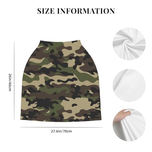 Camo Baby Car Seat Covers Multi-use Carseat Canopy for Boys and Girls Stretchy Infant Carseat Cover Shower Gifts - color: camo