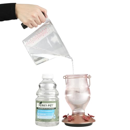 Perky-Pet Hummingbird Nectar Concentrate, 32 oz Liquid Bird Food | Makes 96 fl oz Ready-to-Use Hummingbird Feed for Wild Bird Feeders, 100% Sucrose Formula, 238CL - size: 32 Fl Oz (Pack of 1)