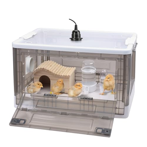 Chick Brooder,Fan Ventilation Circulation Design,Brooder Box for Chicks,Brooder Heater Warms up to 15 Chicks(20″x14″x12″) - size: 20″x14″x12″
