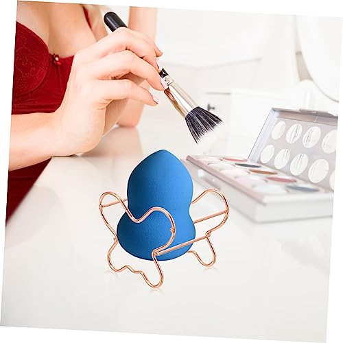 4pcs Sturdy Beauty Sponge Drying Rack Makeup Egg Holder Powder Puff Stand for Organized Storage