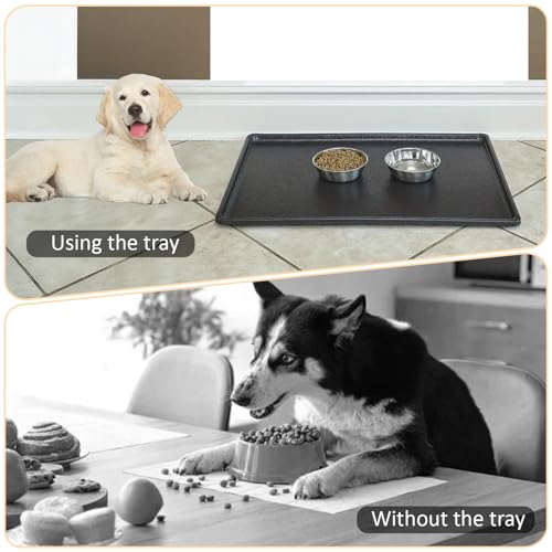 Replacement Tray for Dog Crate Pans Large 30 Inch Plastic Bottom Pan for Pet Kennel Crate Liner Trays (30 inch)