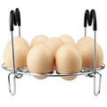 Egg Steamer Rack Trivet with Heat Resistant Handles for Instant Pot Accessories 5,6,8 Quart & Pressure Cooker, Stainless Steel - color: Egg rack