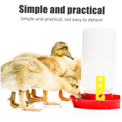 BESTonZON 50pcs Poultry Automatic Water Feeder Height Adjustment Clips DIY Chicken Watering System Parts for Chickens Ducks and Geese Easy Installation and Versatile Use
