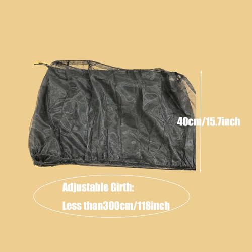 Bird Cage Seed Catcher, Large Bird Cage Cover, 75-118'' Universal Adjustable Birdcage Cover Skirt Soft Airy Nylon Mesh Net for Parakeet Macaw African Round Square Cage, Black - color: Black