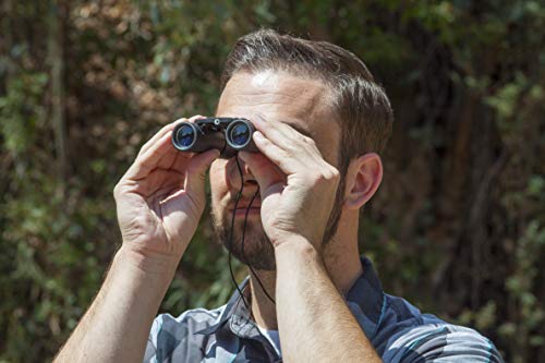 Barska Lucid View Compact Binoculars – Fully Coated Roof Prism, Center Focus, Lightweight Outdoor Binoculars for Bird Watching, Hiking, and Travel - size: 8x21