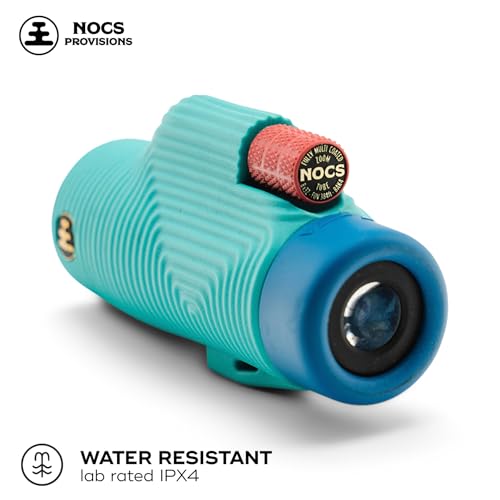 Nocs Provisions Zoom Tube 8x32 Monocular, Bird Watching & Backpacking | 8X Magnification Telescope, Bak4 Prism, Wide Field of View for Wildlife Viewing - color: Tahitian Blue