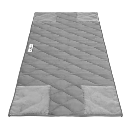 Paw Inspired PopCorner Washable Fleece Cage Liners, Midwest, Gray | Reinforced Corners, Super Absorbent Mat, Bedding, Waterproof Bottom, Guinea Pigs, Ferrets, Rabbits, Hamsters, Small Animals - color: Gray, size: Midwest