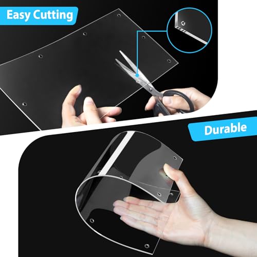 Harhana Cage-Guard, 12 Pieces Clear Transparent Pet Cage Protector, Chew-Proof Barrier for Hamster, Rabbit, Bird Cages, DIY Customizable Edge Cover to Protect Wires & Prevent Mess