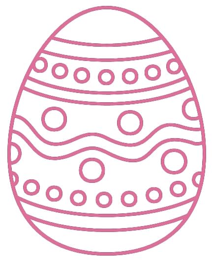 Infusion Round Teacher Stamp, Holiday, 3/4" Self-Inking Rubber Stamp (Easter Egg) - color: Easter Egg