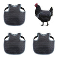 Chicken Saddles for hens, Chicken Hen Mating Saddle | Chicken Apron Back Protector for Hens With Adjustable Strap - color: Black