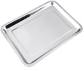 Metal Tray for Bird Backpack Carrier, Metal Square Plate to Place Interior of Small Bird Carrier Cage Backpack, Easy to Clean and Washable by Water, Silver