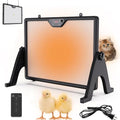 Upgraded Chick Heating Plate with Adjustable Height & Angle, Thermostatic Control Chick Warmer Pad for Enclosed Indoor Space – Ideal for Chicks, Ducklings, Quail, and Birds