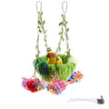 Bird Nest,1 PCS Parrot Hanging Swing Hammock Parrot Breeding Nest Bed Bird Cage House for Budgies Parakeets Cockatiels Lovebirds Conures with A Cleaning Brush(Green)