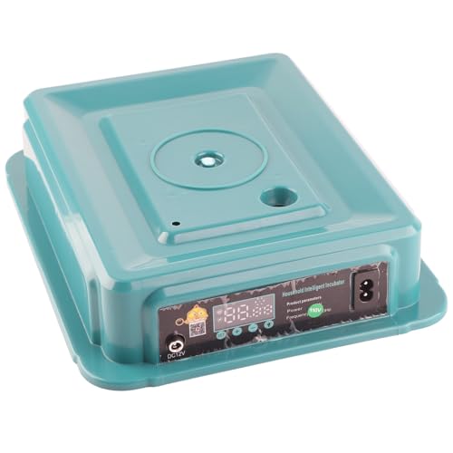 Zerodis Automatic Egg Turner, LED Egg Incubators Automatic Egg Incubators Display Dual Power Supply Egg Incubator Hatches Chicken Duck Quail Eggs (US Plug 110V 12 Eggs) - size: US Plug 110V 12 Eggs