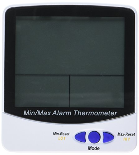 THERMCO - ACC895DIG Thermco ACC895WDIG Triple Display Large Digit Min/Max/Current Digital Thermometer, 0 to 50°C or -50 to 70°C Range, 0.1° Resolution