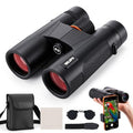 Welspo 10x42 Binoculars with ED Glass for Adults | Stable Phone Adapter included, Waterproof, Fogproof, for Bird Watching, Hunting, Hiking and Football Games