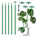 Extendable Plant Stakes,Length Scalable From17.9to42.3IN Plant SupportStake | 5Pack Orchid Sticks with Clips for Indoor Outdoor,Garden Stakes for Plant,Tomato,Vegetables,Monstera,Vine,Potted Plants - size: 42.3Inches 5Pack