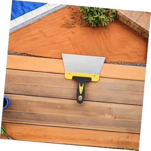 UPKOCH Stainless Steel Bird Droppings Scraper Tool Durable Poop with Ergonomic Handle for Easy Bird Cage Cleaning Effortless Mess and Saving Maintenance