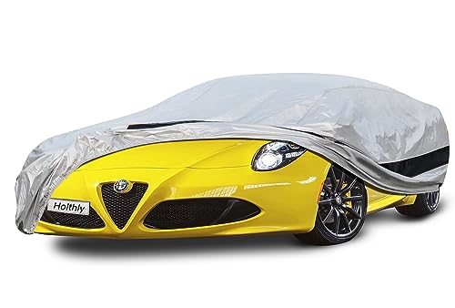 Coupe Car Cover Custom Fit Alfa Romeo 4C 2013-2019, Car Cover Waterproof All Weather for Automobiles, Sun Rain Dust UV Protection. (Ships from US Warehouse) - size: Custom Fit Alfa Romeo 4C