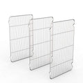 Cooling Rack Set of 3, Baking Rack Stainless Steel Wire Rack for Baking Cooking Roasting Grilling Cooling, 15” x 11” x 0.5” Wire Racks, Fit Various Size Cookie Sheets Oven - size: 16inch