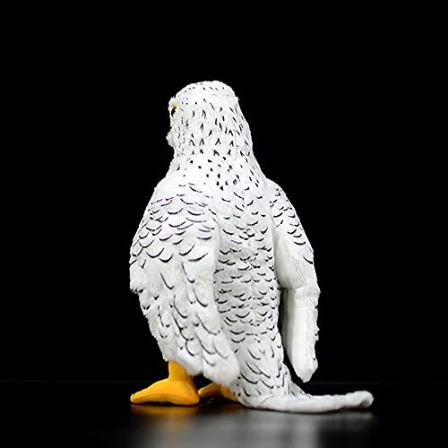 Simulation White Pigeon Stuffed Animal Toy - 10 inch Rock Pigeon Toys, Cute Pigeon as Gift for Kids (Spear Falcon) - style: Spear Falcon