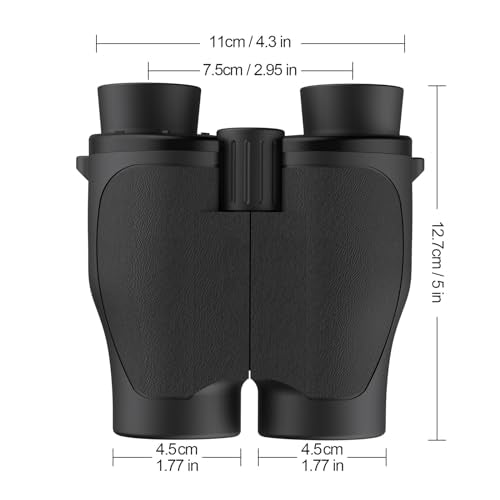 Aurosports 16x32 Binoculars for Adults and Kids - 16x High Power Binoculars for Detail Observation - Low Light Vision Easy Focus Compact Binocular for Bird Watching Hunting Travel Gifts for Men - size: 16x32
