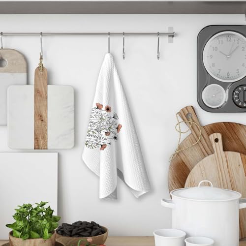 Christian Friendship Gifts Kitchen Towels, Floral Christian Bible Bathroom Home Decor, A Sweet Friendship Refreshes the Soul, Gifts for Friend Women Floral Hand Towel for Bathroom - color: Christian Friendship-1