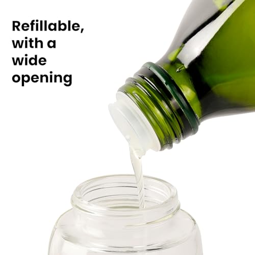 Eco-Friendly Oil Sprayer – Durable Glass Bottle for Cooking, BBQ, and Grilling Mist Spray Bottle for Air Fryer, Olive Oil, Avocado Oil, Healthy Nonstick Frying 150ml (PS631) - style: PS631