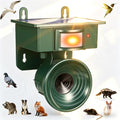 2026 Solar Ultrasonic Bird Repeller Outdoor,Woodpecker Deterrent for House,Weatherproof Pigeon Goose Bird Deterrents for Outside Sparrow Birds Repellent Scare Devices for Balcony Porch Patio Yard Farm