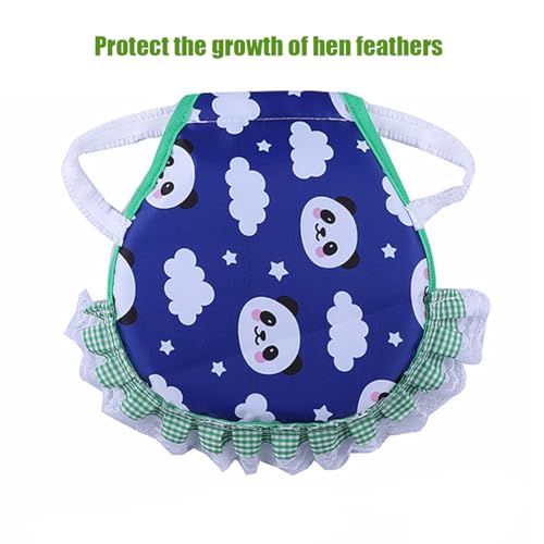 4 Pcs Chicken Saddles for Hens for Protection Chicken Aprons for Hen Saddle for Chickens Jacket Vest with Elastic Strap (waterproof style), Ivory