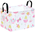 Castle Princess Storage Laundry Basket | Gift Storage Basket, Nursery Hamper, Home Bedroom, Laundry Hamper, Shelf Baskets - color: Castle princess