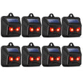 8 Pack Solar Predator Eyes Nocturnal Animal Repellent Outdoor,Auto Activate Animal Deterrent Predator Lights for Coyote,Racoon,Foxe,Skunk,Deer,Red LED Wildlife Guard for Yard, Garden,Farm,Chicken Coop