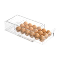 Egg Container for Refrigerator BPA Free Refrigerator Organizer Bins,Stackable Egg Holder for Refrigerator,18 Egg Tray,Clear - size: 18 Egg Holder