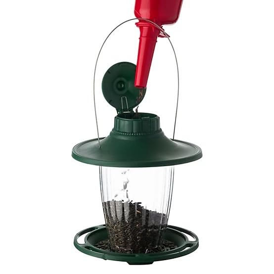 Rocky Mountain Goods Bird Seed Scoop with Release Gate – 1 Quart (1.33 lb) Capacity, Mess-Free Bird Feeder Filler & Dispenser, Funnel Spout, Ergonomic Handle