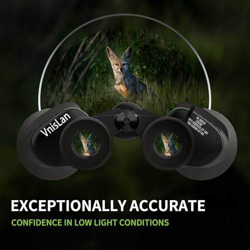 10-30x50 HD Zoom Binoculars for Adults with High-Powered & Image Stabilization - Waterproof, Clear Low-Light Vision Binos for Bird Watching, Hunting, Travel, Cruise Ship Use