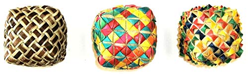 Planet Pleasures Woven Square Foot Bird Toy, Large - size: Large