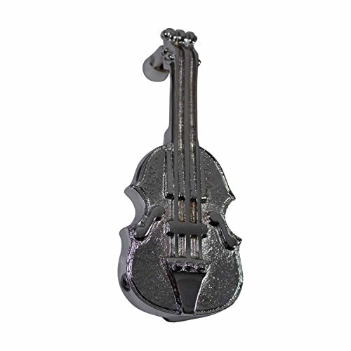 Renovators Supply Manufacturing Brass Door Knockers for Front Door 6.5 in. Violin Style Chrome Plated Brass Door Knocker with Mounting Hardware - color: Chrome Violin